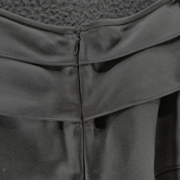 Adrianna Papell Womens Skirt Black Size 6 100% Polyester Zipper In The Back - Picture 12 of 12
